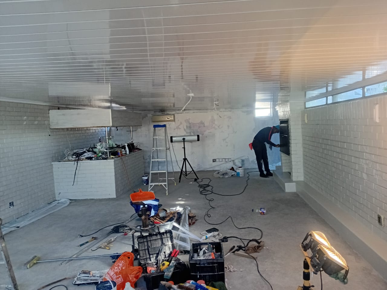 PVC ceiling completed